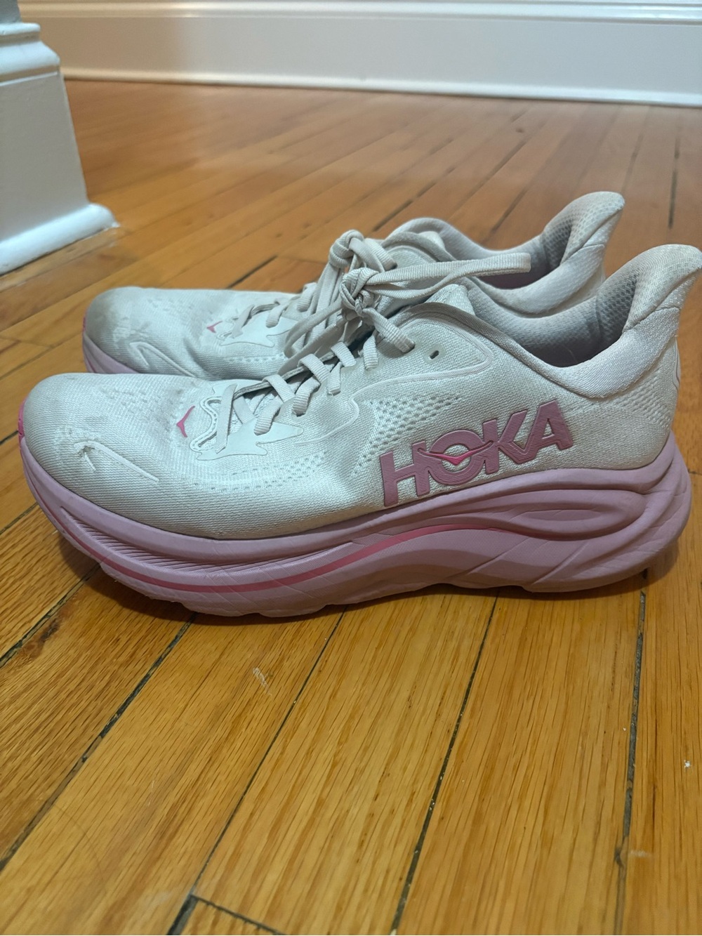 Hoka Women's Light Pink Running Shoes